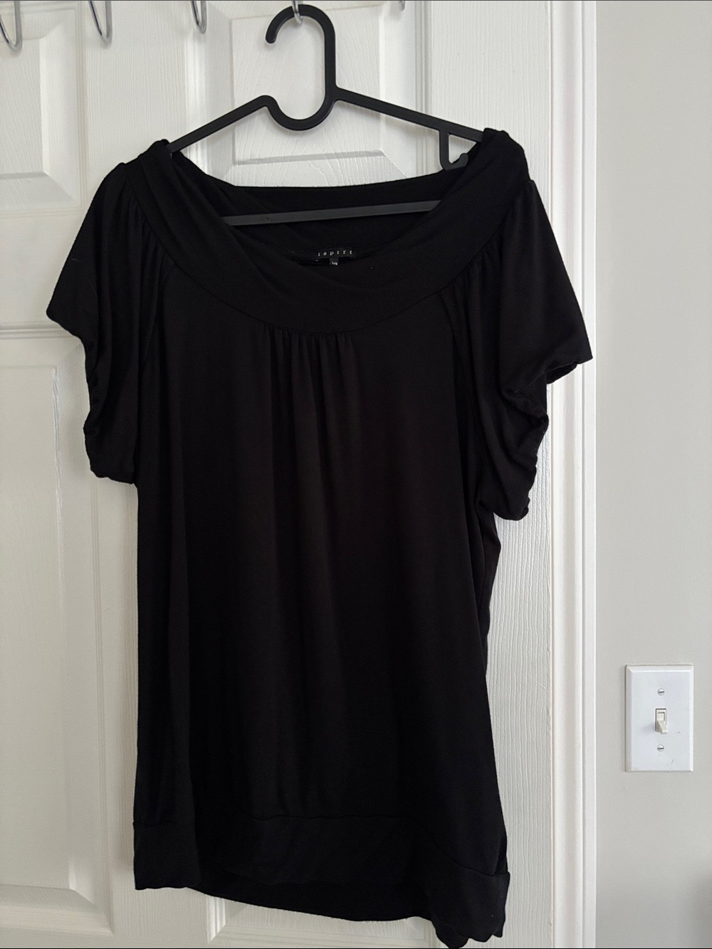 Black Short Sleeve Women’s Top size L